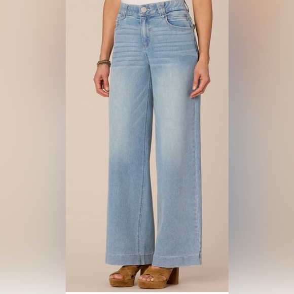 Democracy Denim - Democracy Light Blue Wide Leg Flare Jeans